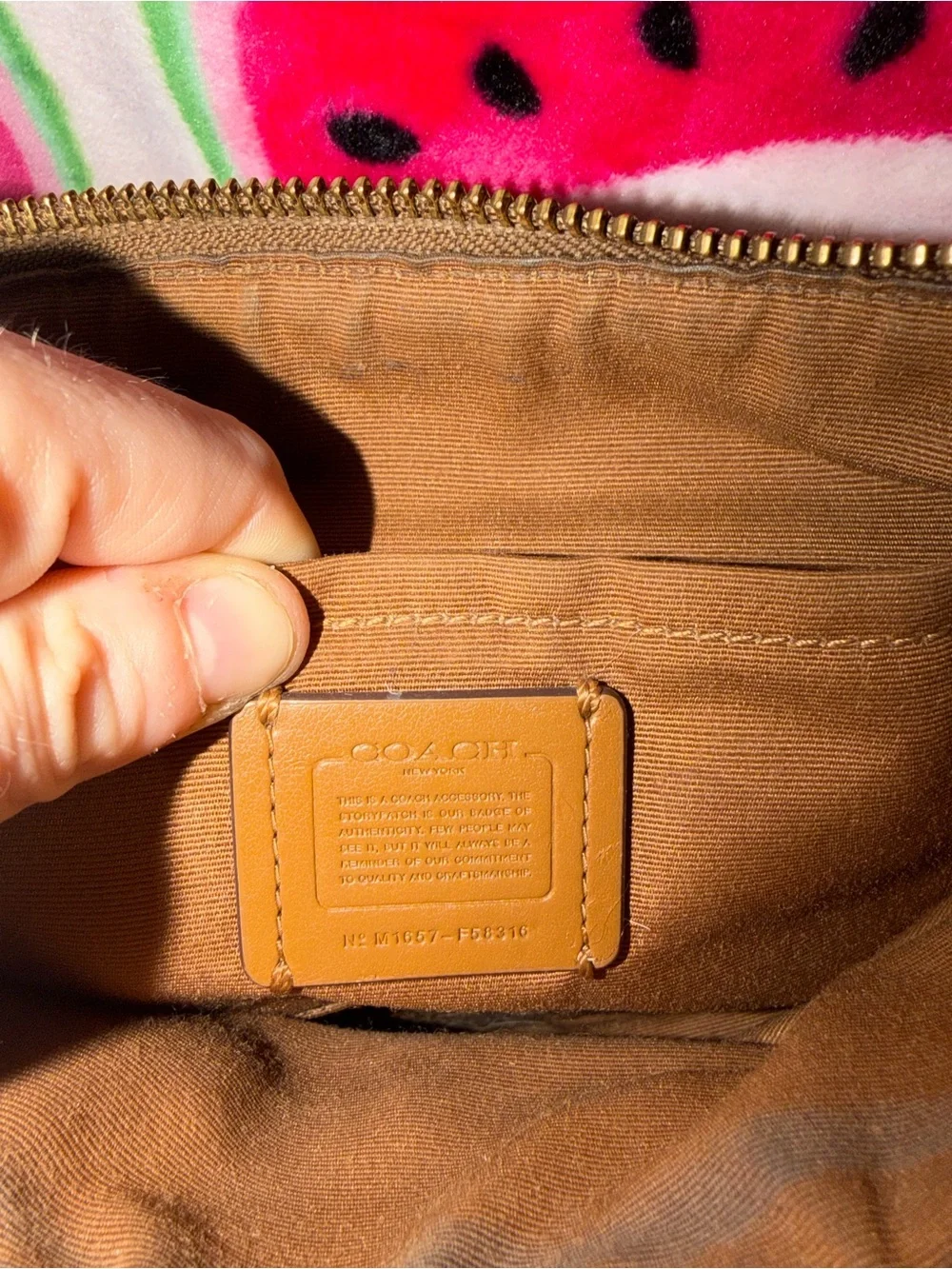 Coach compact crossbody